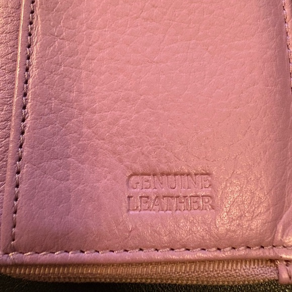 Pink Genuine Leather Key & Card/Money Holder - Picture 6 of 10
